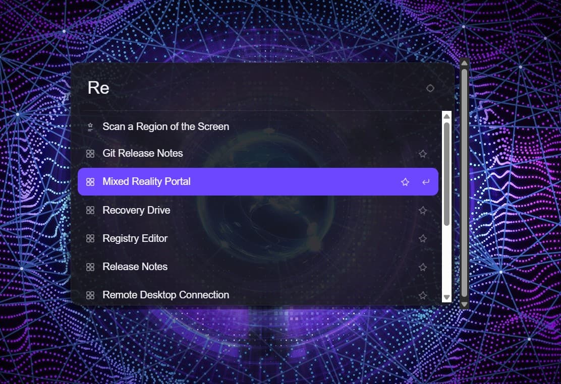 ECHO interface screenshot